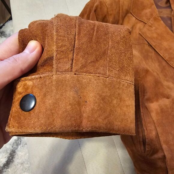 Cedars Womens Vintage Jacket and Pants 2 Pcs Suede Size Small Petite - Picture 7 of 14